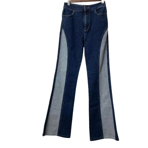 Free People We the Free Flip It and Reverse It Flare Retro Jeans Size 25 - Picture 3 of 16